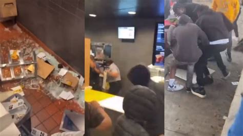 2 arrested after looters ransack McDonald's in South Los Angeles